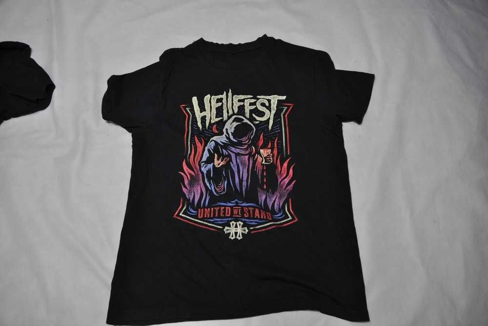 2x HELLFEST 2023 XL dwie koszulki tshirt męski heavy metal  i3v