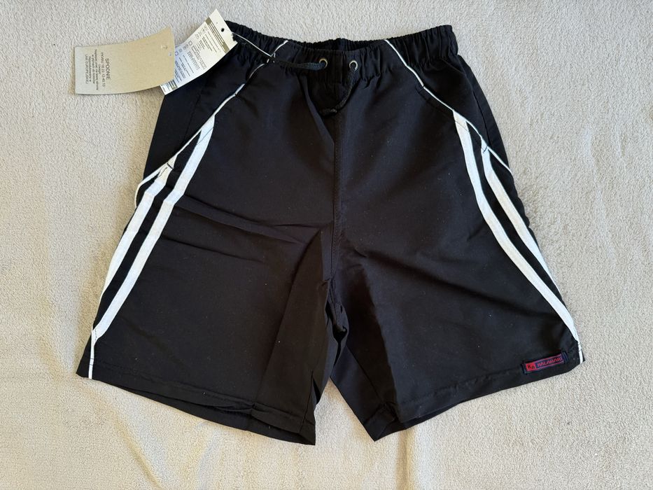 Szorty krótkie spodenki nowe czarne 128 w-f