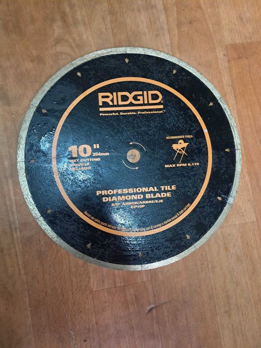 Tarcza Diamentowa RIDGID 10" (254 mm) do Płytek / Ceramiki