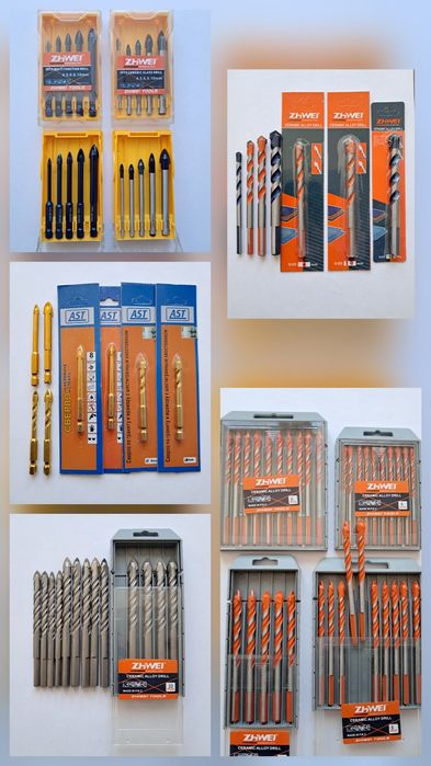 Алмазные сверло-коронки AST. Для плитки, гранита, мрамора ( 6-120 мм )