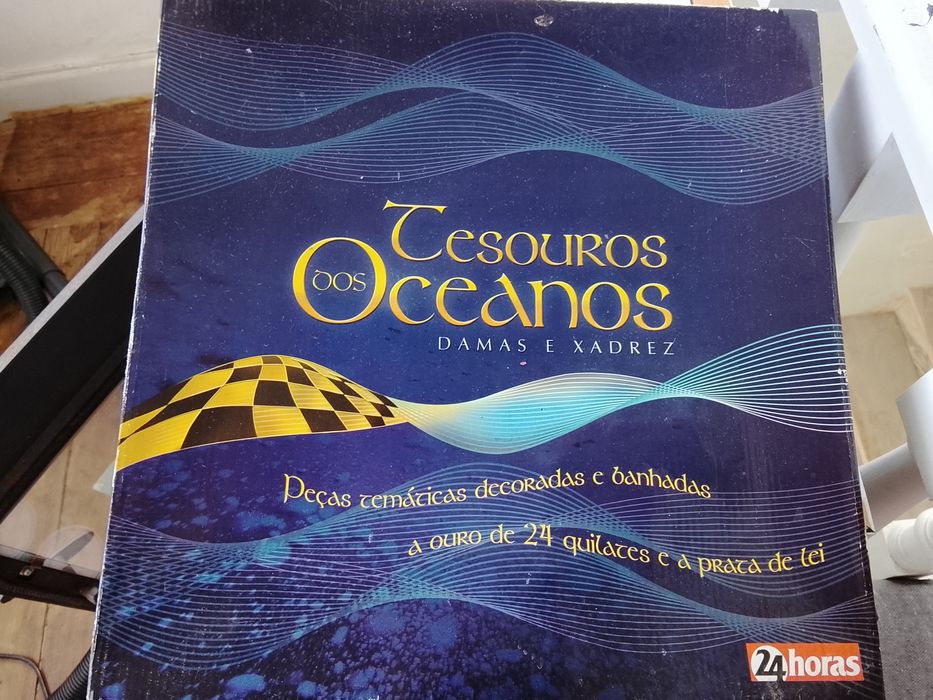 Jogos de xadrez banhado ouro