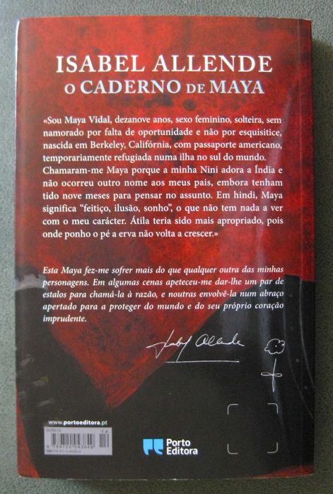 O Caderno da Maya de Isabel Allende