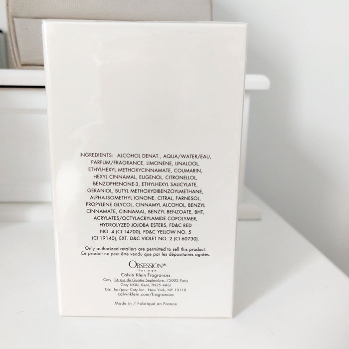 Woda toaletowa męska Obsession Calvin Klein Man  perfumy