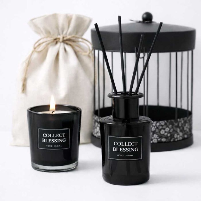 KIt difusor de aroma e vela para casa, presente, namorados, em 4 cores