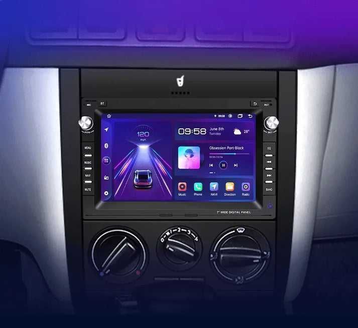 VW Golf 4 1997–2003 – Radio Android 7" CarPlay