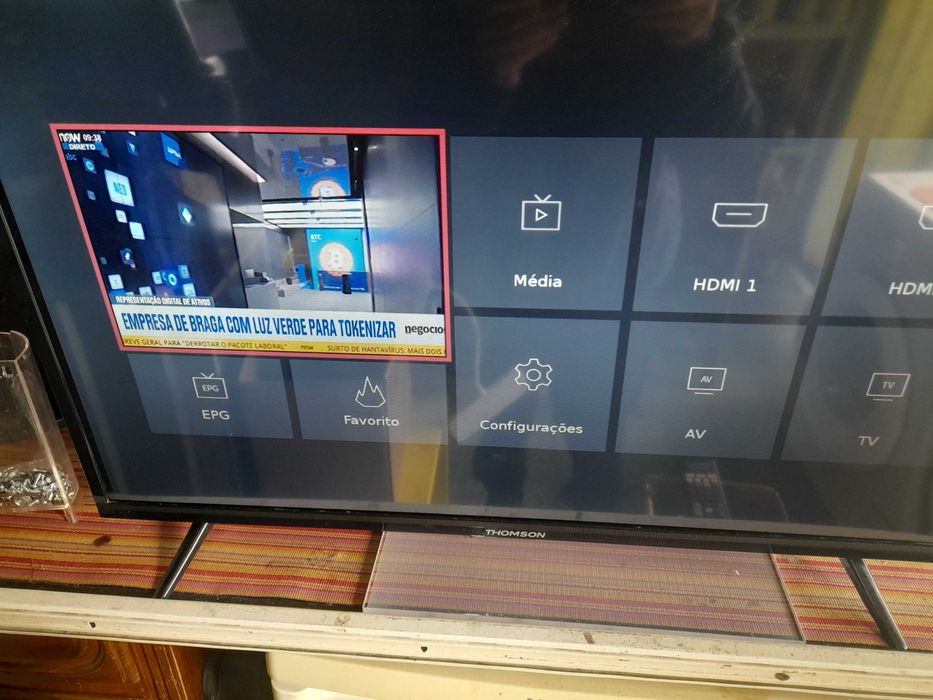 tv tompson 32" como nova ano 2023