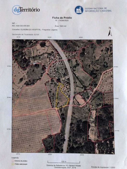 Vendo Terreno em Lagares da Beira