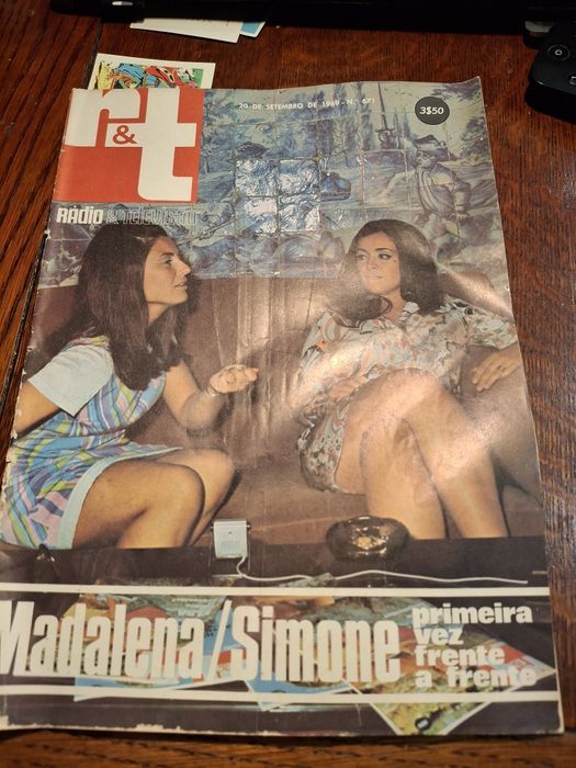 Revista RT 1969 Madalena Iglesias Simone Luis Francisco Rebelo