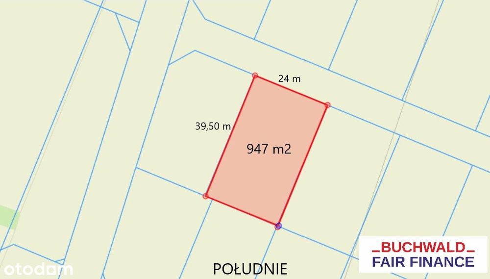 Atrakcyjna działka z ogrodem od południa - REZERWACJA