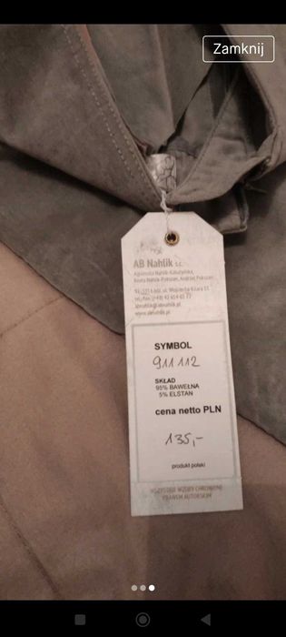 Szara, krótka spódniczka S