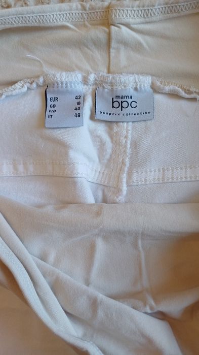 Spodnie ciążowe r.42 letnie rybaczki Bonprix