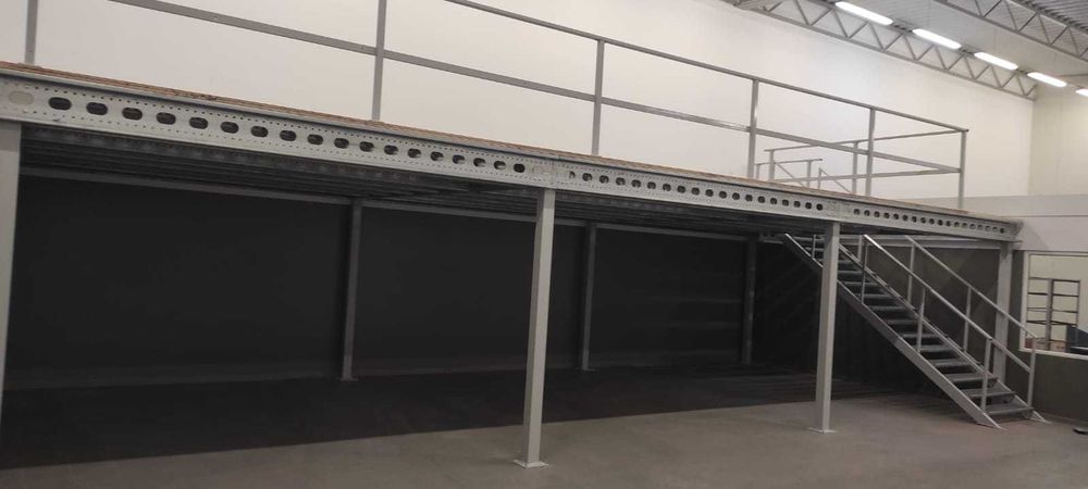Antresole przemysłowe podesty magazynowe pomosty 50m2 - 350kg/m2
