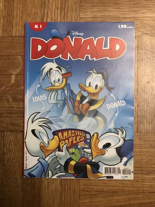 Donald - número 1, de agosto de 2017