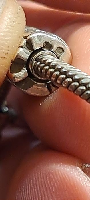 Pulseira em prata da Bacio.