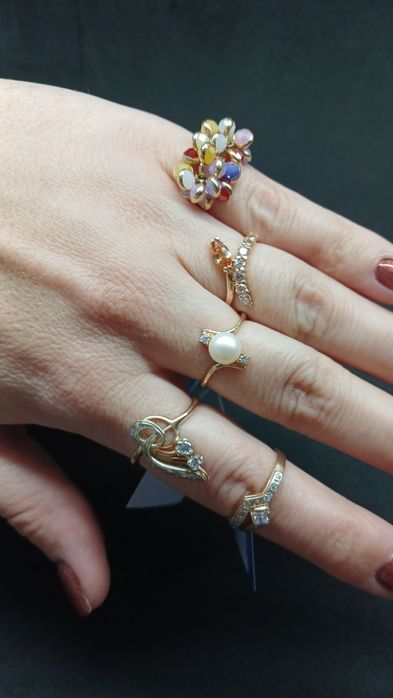 Каблучки 585 проби / кольца/перстни