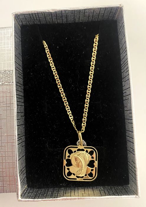 Nowa, ZŁOTA zawieszka, 0,84 g, próba 585, 14 K