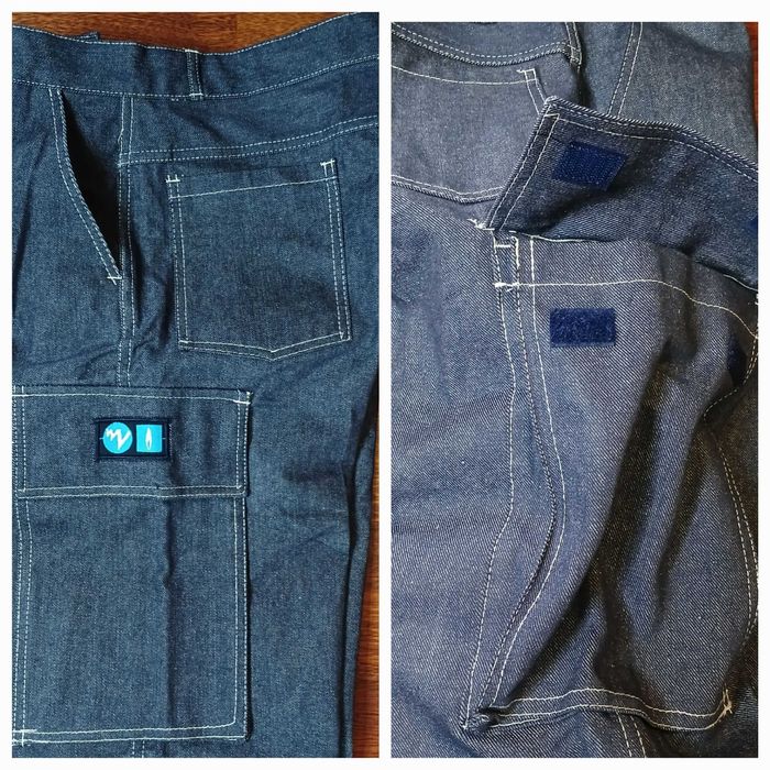 Мужские джинсы Odos vetement/fonctionnel карго, рабочий вариант