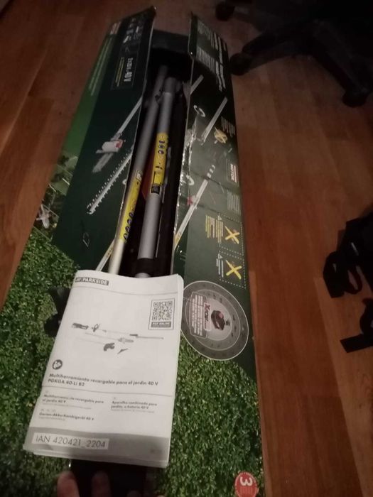 motoserra nova,marca IKRA e Multiferramenta 4 em 1 ,marca PARKSIDE