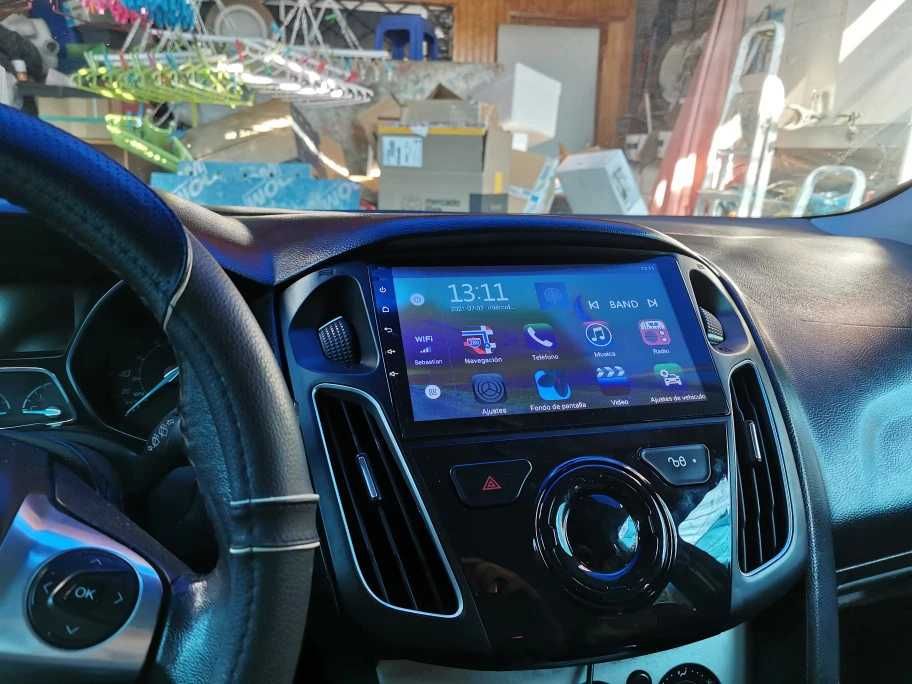 (NOVO) Rádio 2DIN 9" • Ford FOCUS MK3 (2011 a 2019) • Android [4+64GB]