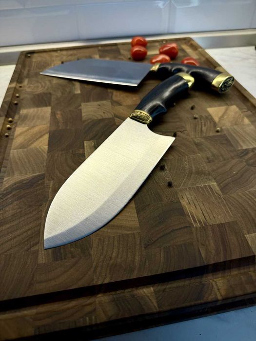 Набір кухонних тяпок KN188 сталь 65Х13 Комплект тяпок кухонных