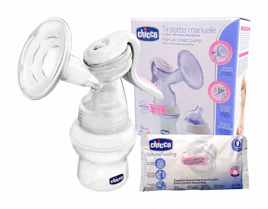 Laktator Ręczny Manualny Chicco 150 Ml Natural Feeling