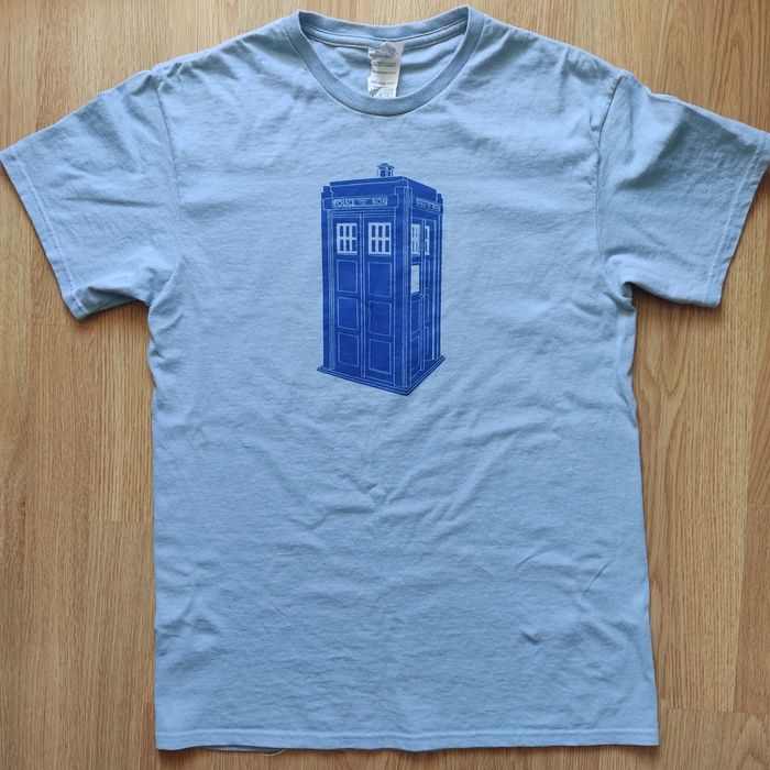 Футболка з принтом "Doctor Who" TARDIS, розмір М, Доктор Хто|ТАРДІС