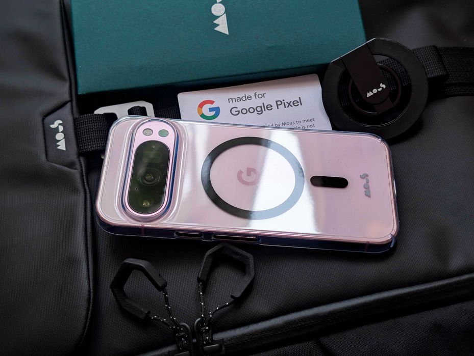 Чехол Mous Super Thin Crystal Clear для Pixel 9 / 9 Pro (не XL). С MagSafe.