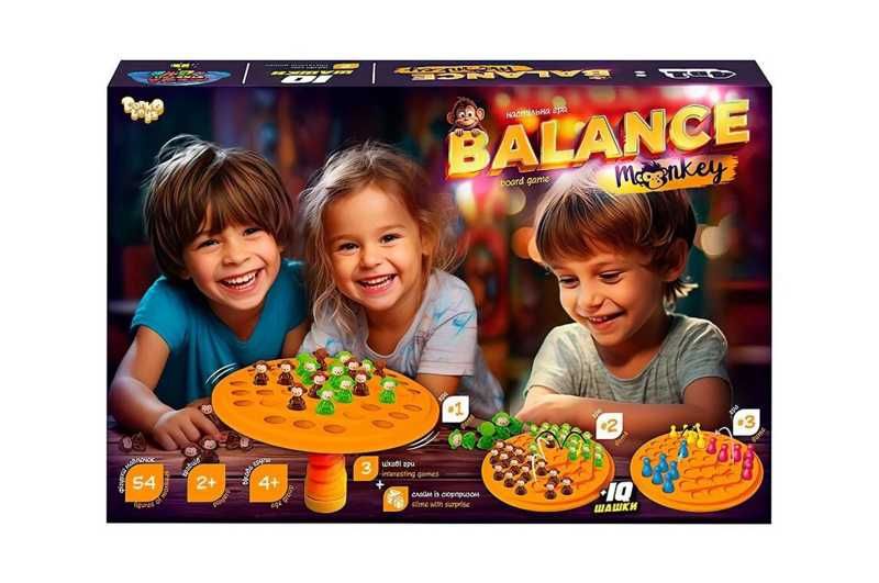 Настільна гра "Balance Monkey" велика BalM-02 Danko Toys, балансир