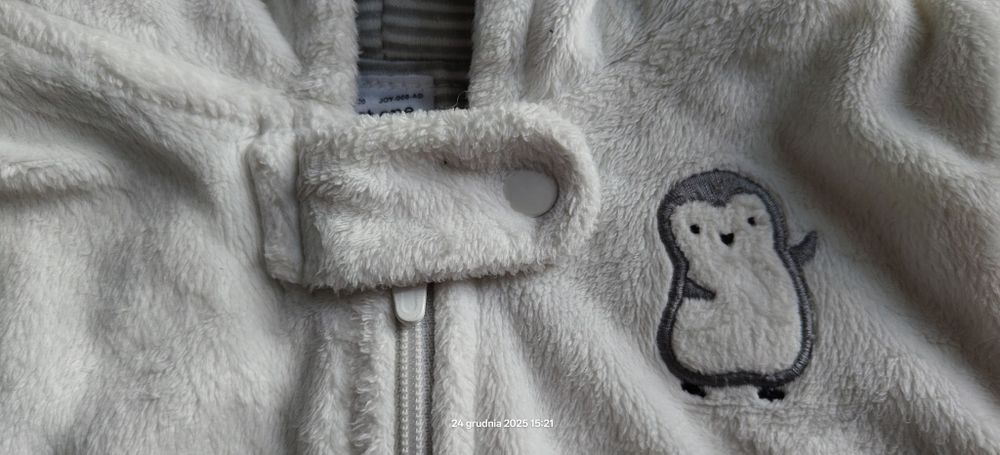 Kombinezon niemowlęcy next baby pingwin 56-62