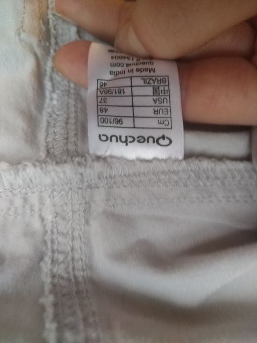 Spodnie męskie 48 L beżowe Quechua