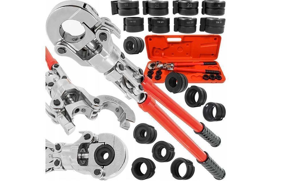 ZACISKARKA DO RUR 360 Teleskopowa Pex Praska Hydrauliczna 16-32mm NOWA