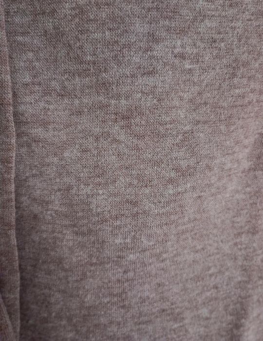 Sweterek sukienka Amisu 36, dekolt woda, z paskiem