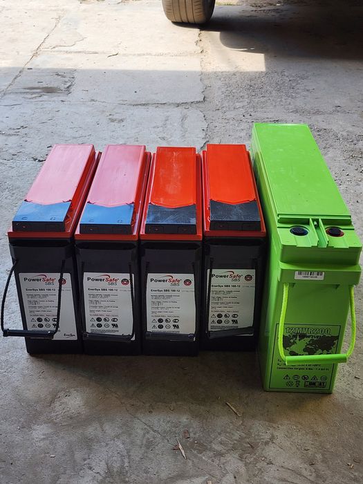 Гелевый аккумулятор 100A AGM тяговый для лодки, электромотора, коляски