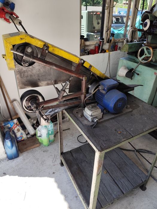 Szlifierka taśmowa do metalu ostrzałka noży frezów frezarka wierteł