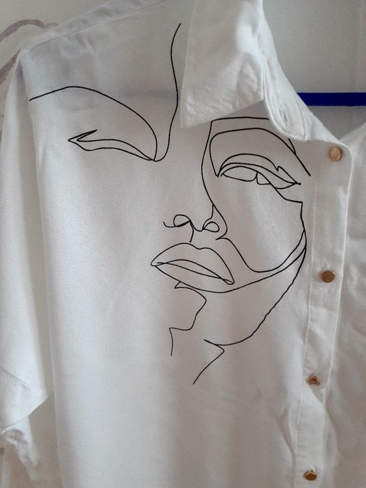 Блузка женская белая