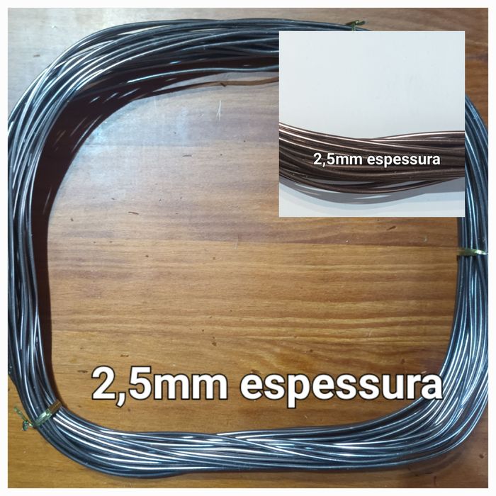 Arame de alumínio colorido