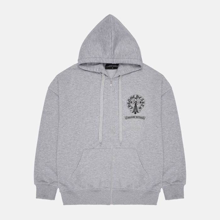 Чоловіча Кофта Зіп-Худі Chrome Hearts Zip-Hoodie Чорний Сірий 2026 зипка хром хатс, зіпка хром хатс
