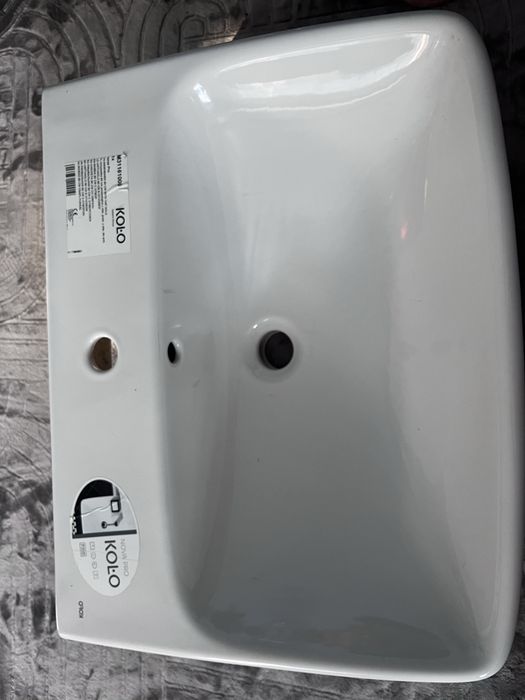 Nowa umywalka KOŁO Nova Pro 60 cm – biała, ceramiczna, niemontowana