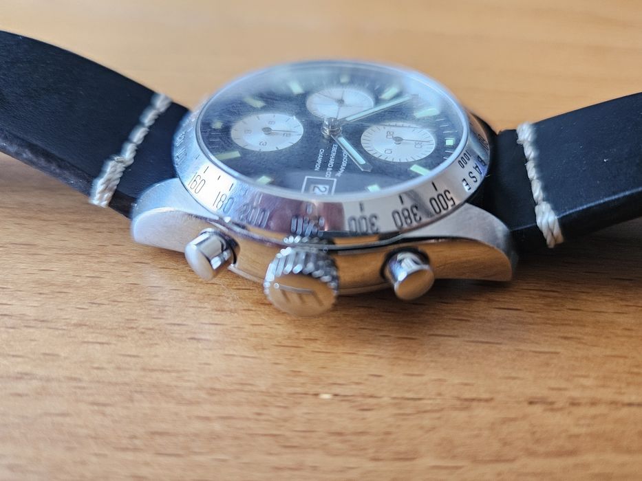 Eberhard Champion Chronograf jak speedmaster