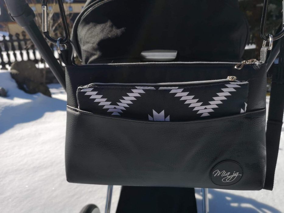 Cybex Priam lux ZESTAW nakładka torba torebka Mia JG aztec OKAZJA