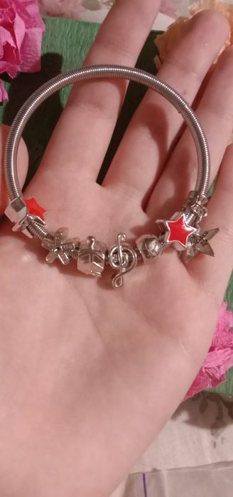 Звёзды. Браслет.  Рукоделие