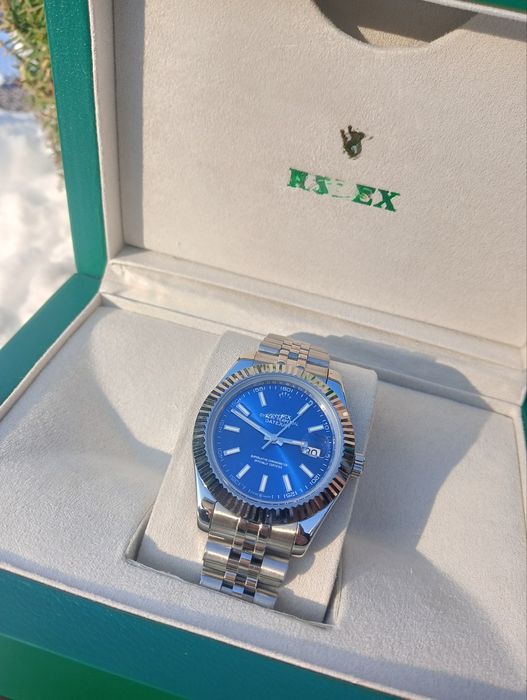 Piękny zegarek Datejust 41mm Niebieski!