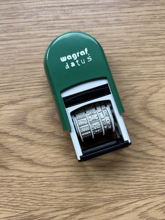 Wagraf Datuś stempel z datą