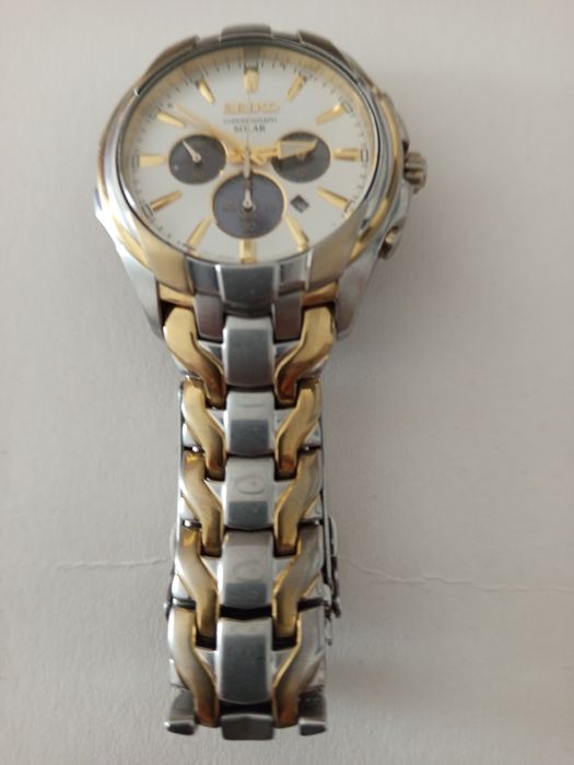 Relógio Seiko cronógrafo solar