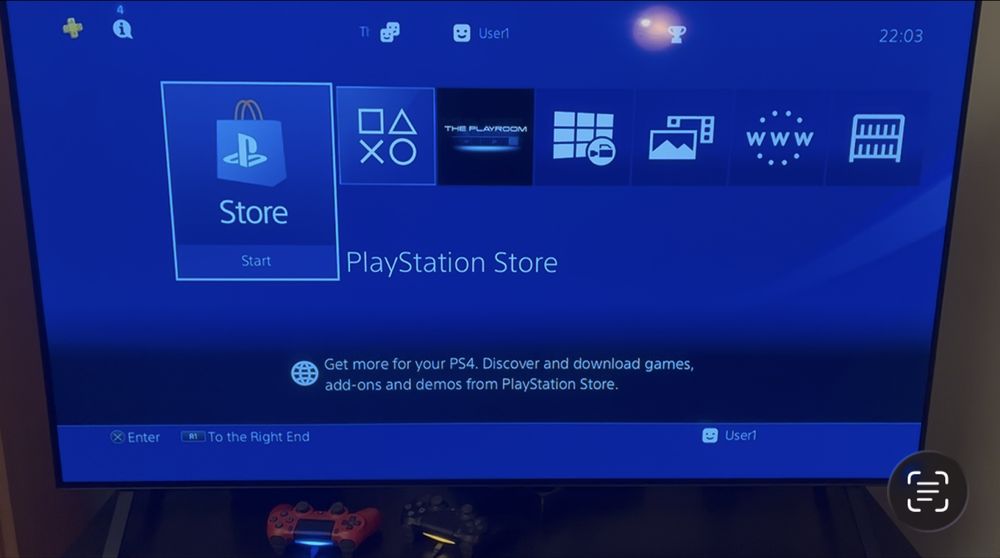 Playstation 4 + 2 comandos  + 12 jogos