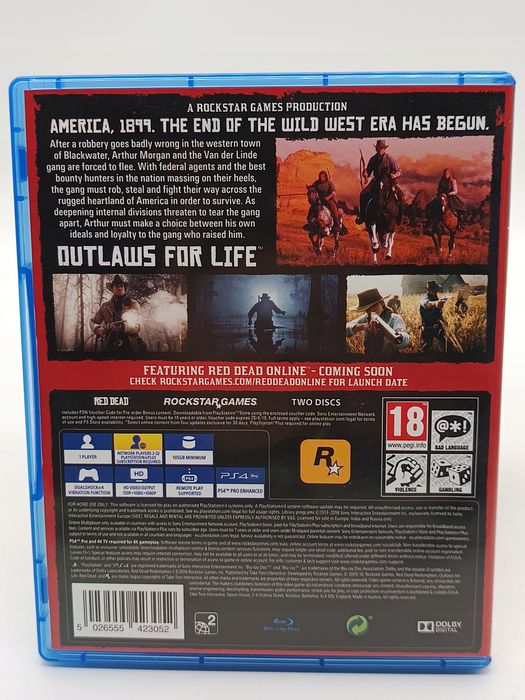 red dead redemption 2 playstation 4 (ps4) pudełkowa