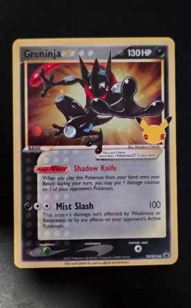 Pokemon Greninja Gold Star Swsh144 Celebrations Promo