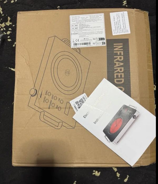 Инфракрасная плита BLUETRAX 2200W стеклокерамика / 4 режима / технологии Philips