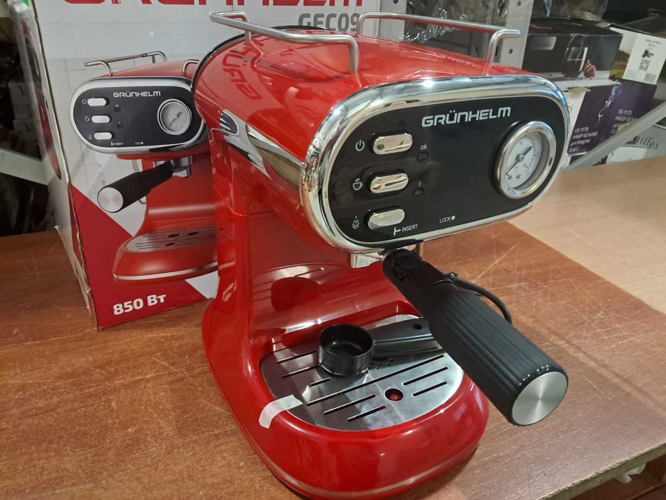 Еспресо кавоварка GEC09, 850Вт 15 БАР (GRUNHELM)