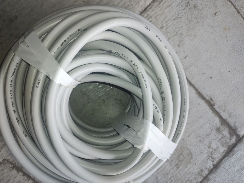 Sprzedam kabel 5x4 okrągły drut podtynkowy